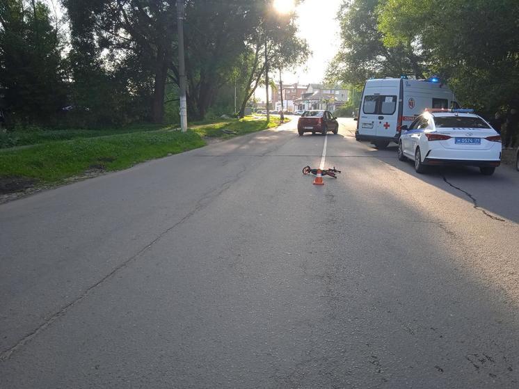 В Богородицке водитель сбил 10-летнюю девочку на самокате