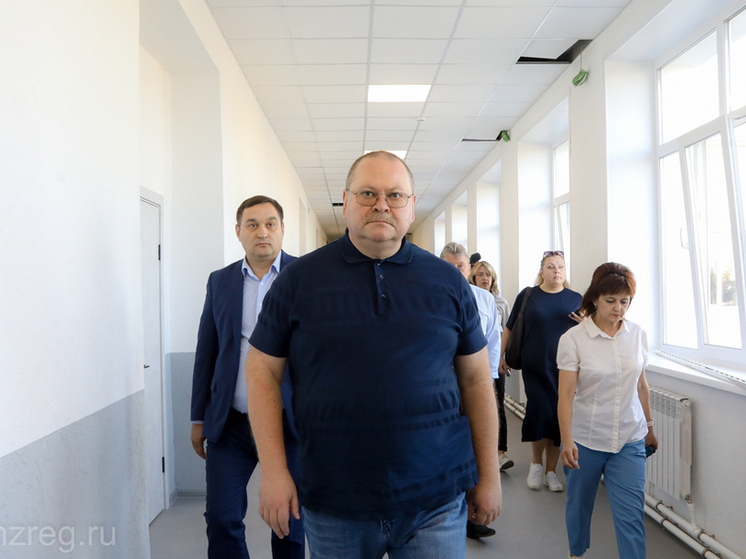 Олег Мельниченко проверил качество ремонтных работ в учебных заведениях Земетчинского района