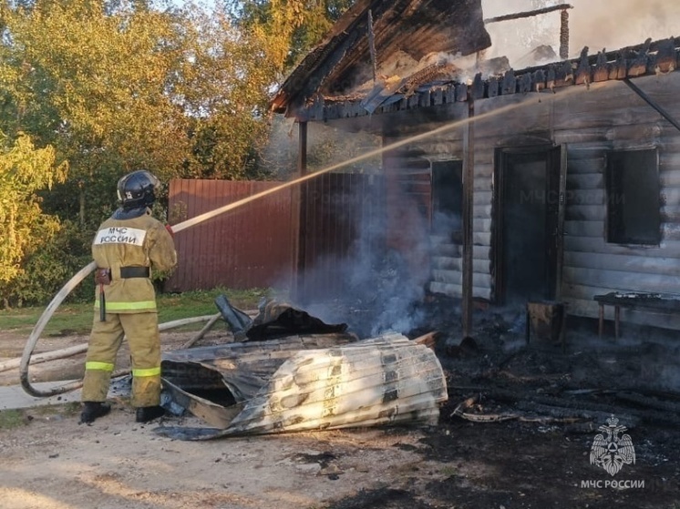 Неисправный холодильник привёл к пожару в Кромском районе