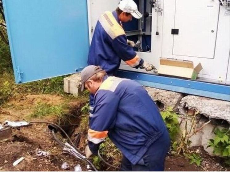 Новую кабельную линию построили в Ливнах Орловской области