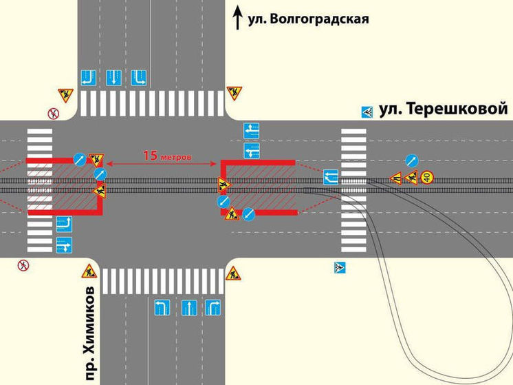 В Кемерове частично перекроют оживленный перекресток