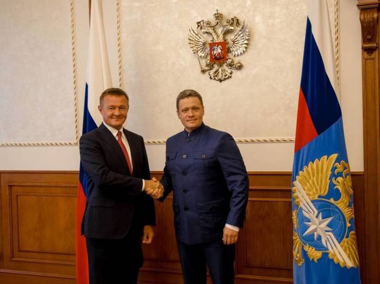 Глава Вологодчины Георгий Филимонов встретился с министром транспорта РФ Романом Старовойтом