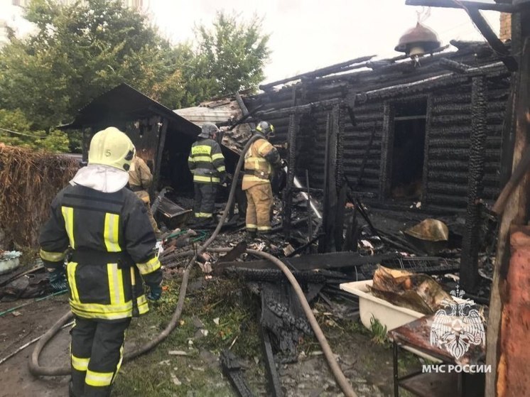 В Пензенской области семья пострадала в пожаре