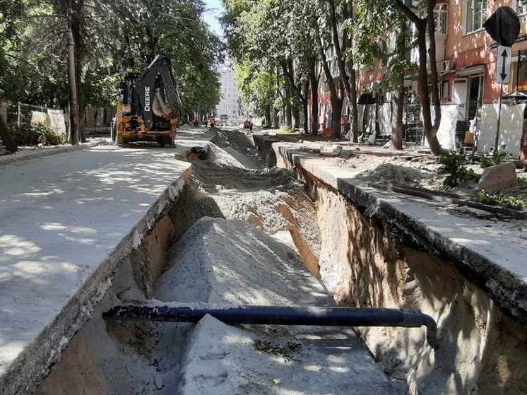 В Курске завершается реконструкция тепломагистрали на улице Павлова