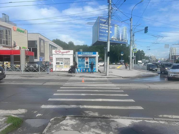 15-летнюю девочку сбили на пешеходном переходе в Новосибирске