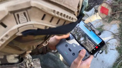 Опубликованы кадры уничтожения беспилотников в небе над Тульской областью