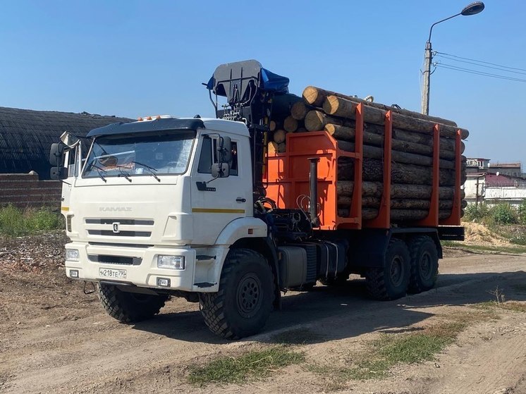 В Курскую область из Подмосковья отвезли стройматериалы