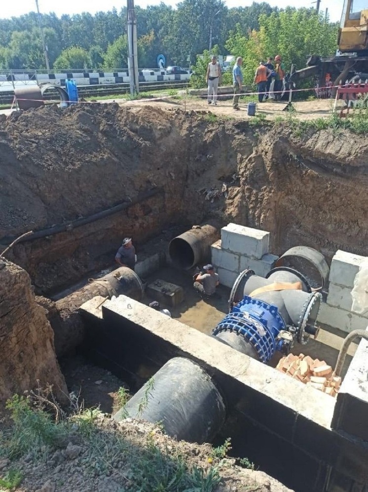 В Орле успешно переподключили новый водовод