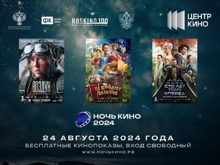 В Великом Новгороде пройдет Всероссийская акция «Ночь кино»