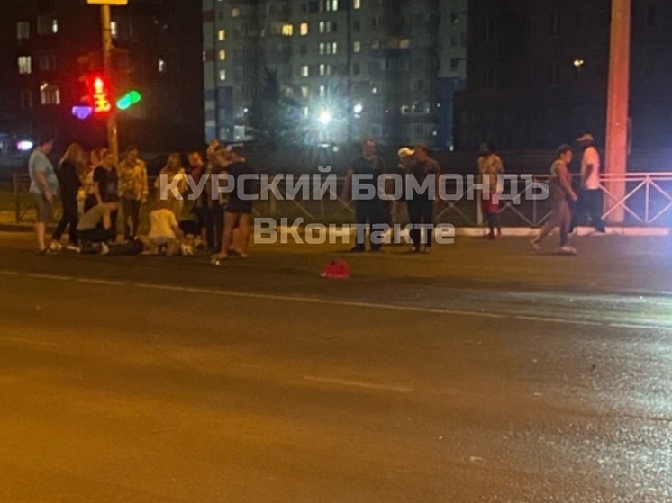 В Курске произошло ДТП с участием мотоциклиста