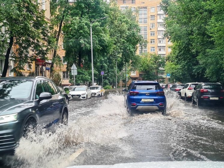МЧС предупредило о грозовых ливнях в Москве