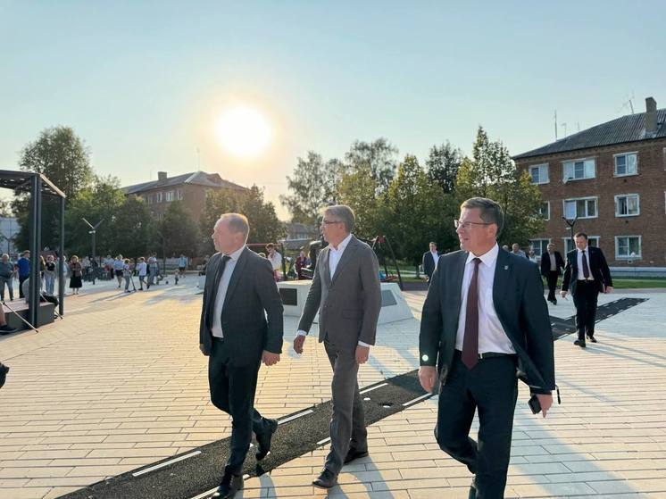 Новое общественное пространство появилось в Кимовске