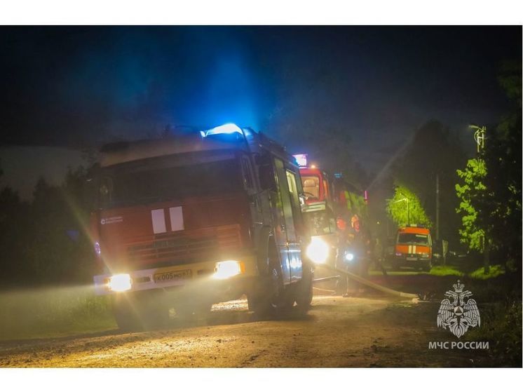 Очередная баня сгорела в Кардымовском районе