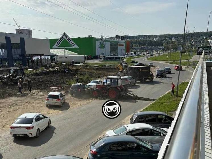В Пензе перекрыли дорогу на улице Лозицкой