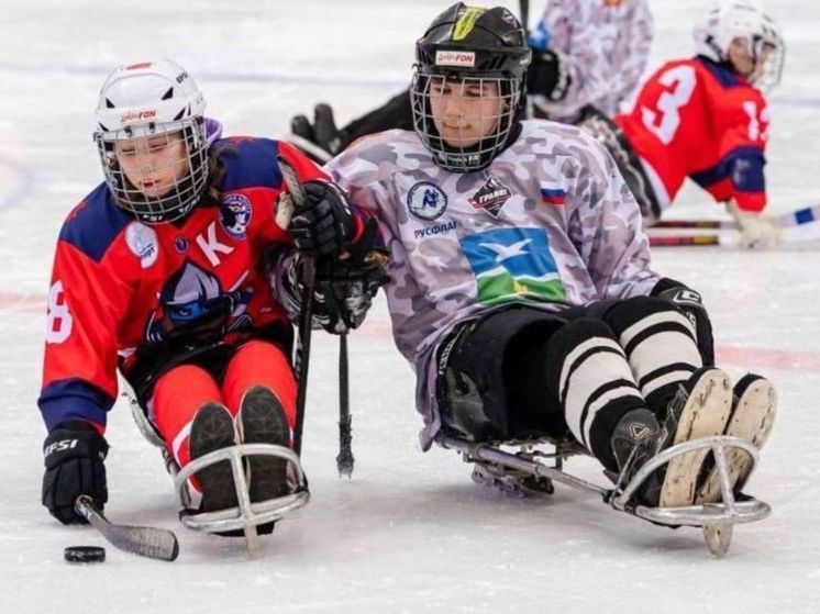 Турнир по следж-хоккею проходит на выходных в подмосковном Чехове