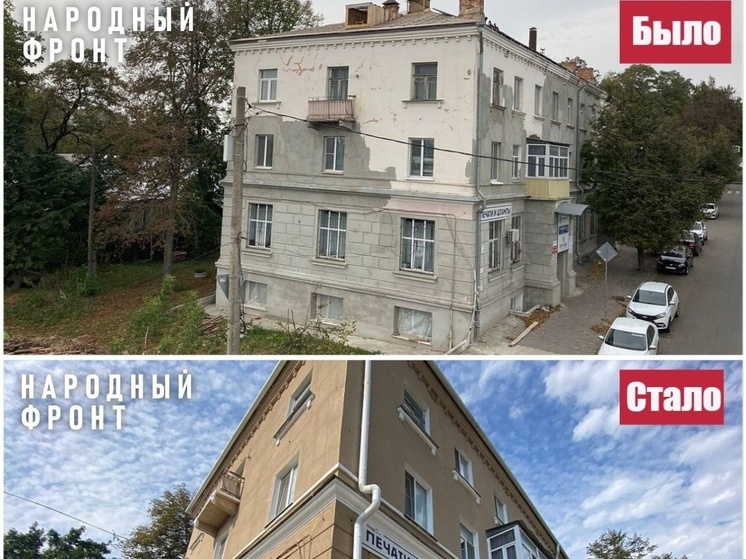 Спустя год крышу у дома на улице 7 Ноября в Орле отремонтировали