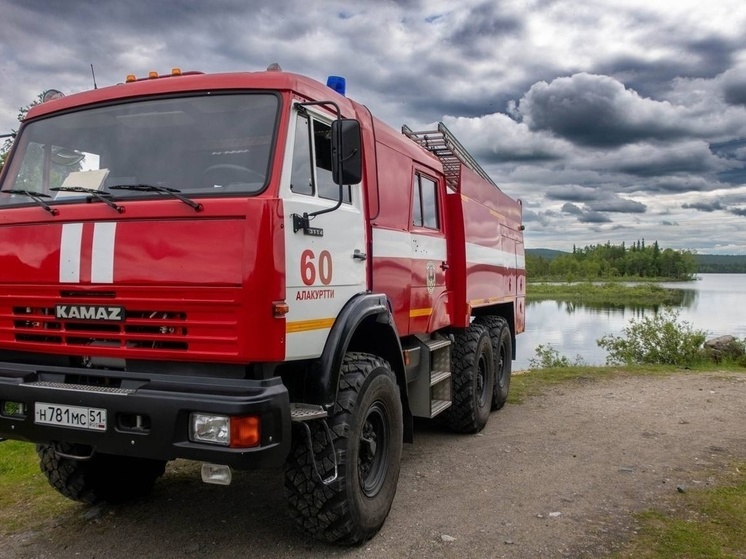 Северяне лишились бани из-за ночного пожара под Кандалакшей