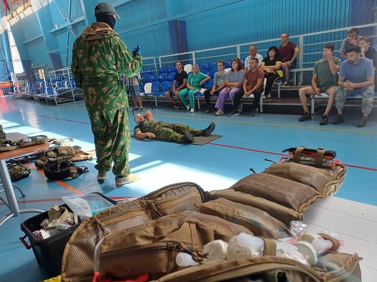 В Ливнах прошло первое занятие по тактической медицине