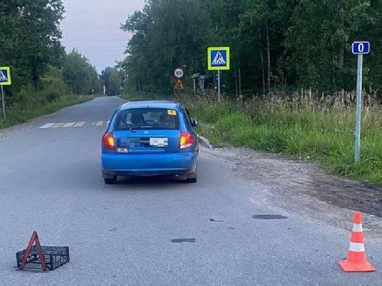 В Новгородском районе сбили велосипедиста