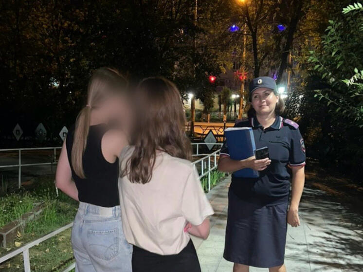 Астраханская полиция поймала более 100 подростков в ночное время суток