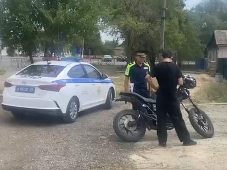 В Элисте вновь задержали несовершеннолетнего мотогонщика
