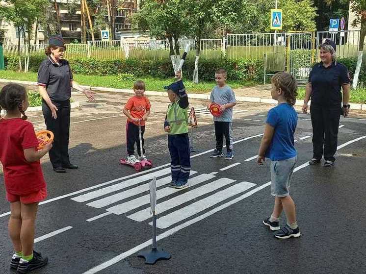 Игровой тренинг по ПДД провели для школьников Протвино