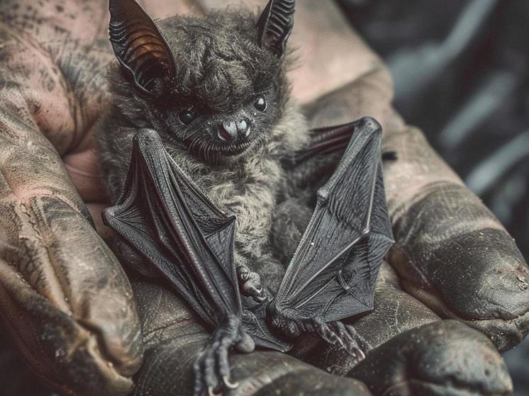 Женщина вызвала спасателей, чтобы избавиться от летучей мыши