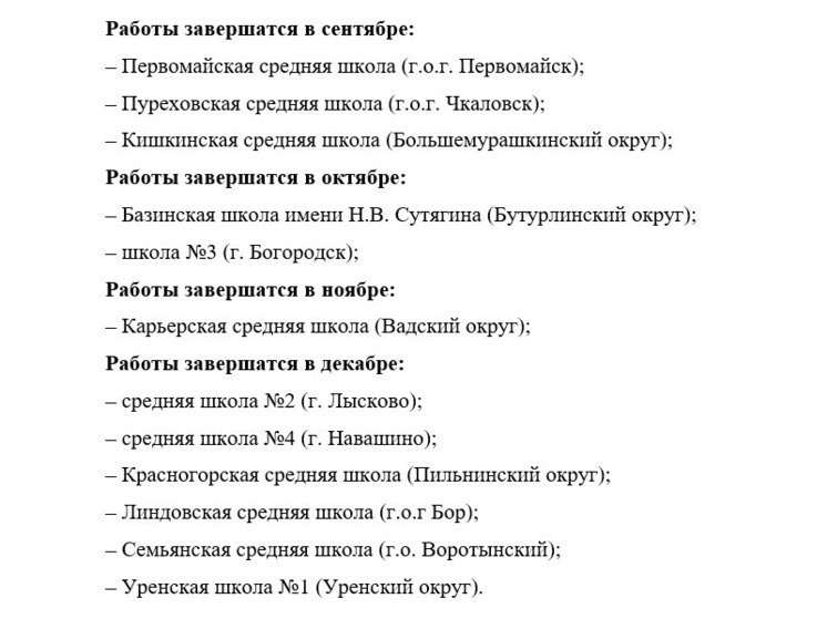 23 школы в Нижегородской области не откроются к 1 сентября