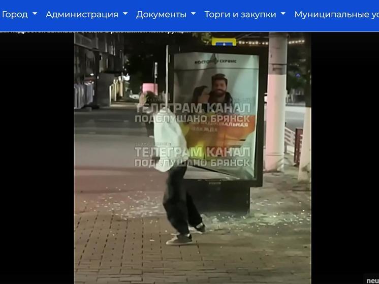 Брянские власти требуют найти и наказать молодого вандала