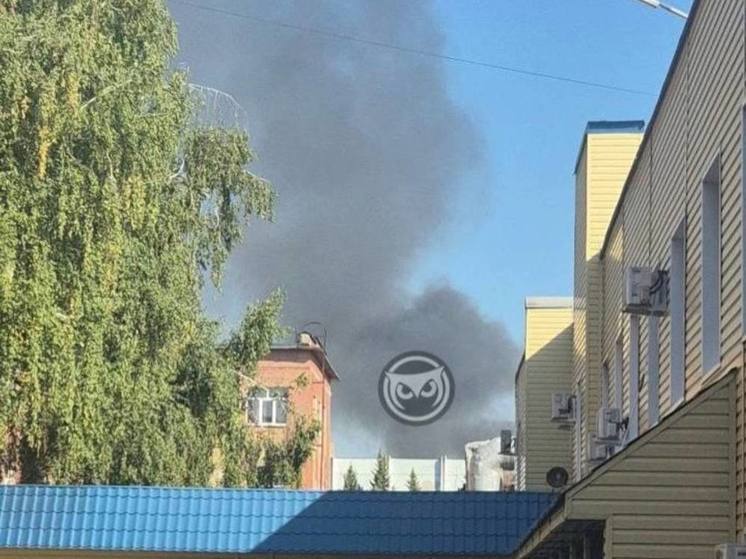 В Пензе заметили черный дым в районе радиозавода