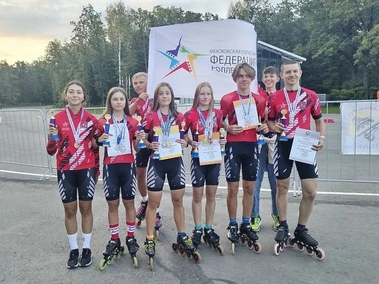 На чемпионате по роллер спорту у сборной Подмосковья 3 медали