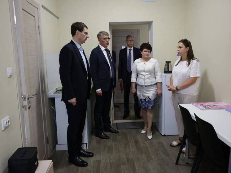 Дмитрий Миляев с полпредом президента Игорем Щеголевым посетил ПВР в Алексине