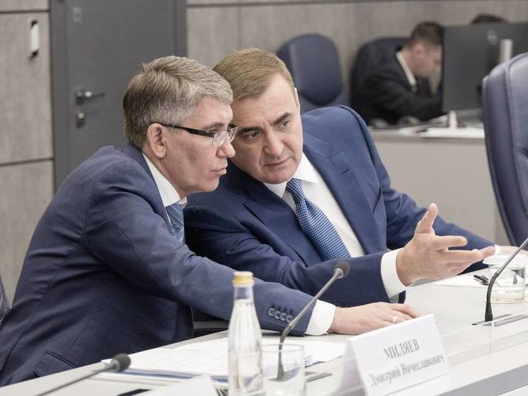 Дмитрий Миляев поздравил Алексея Дюмина с днем рождения