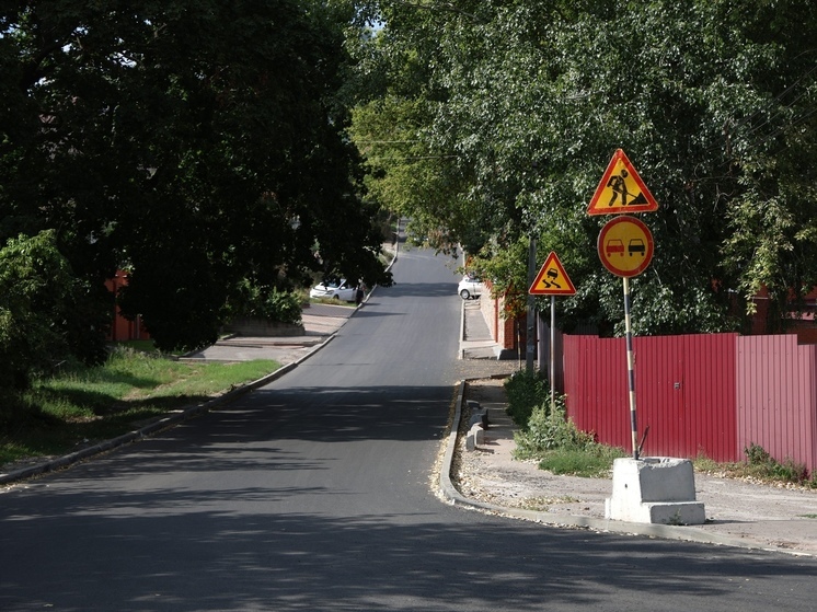 В Курске отремонтировали автодорогу на Лысой горе
