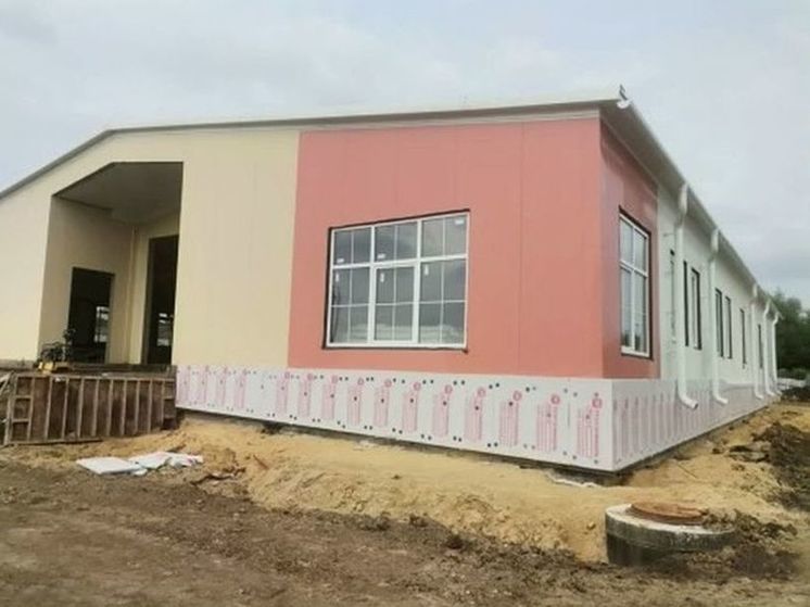 Под Орлом заканчивается строительство Баклановского ДК