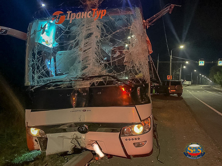Автобус с 47 пассажирами попал в аварию во Владимирской области