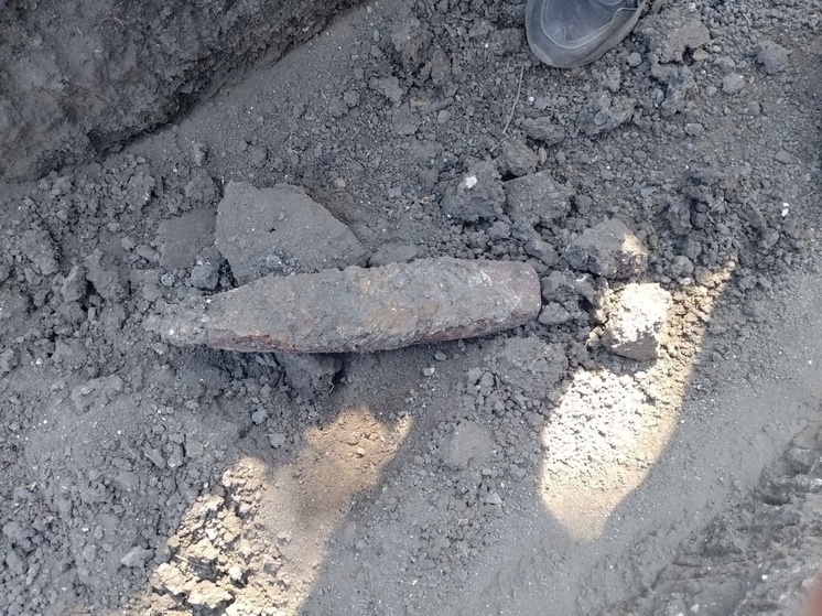 В Курской области 30 августа обнаружили артиллерийский снаряд
