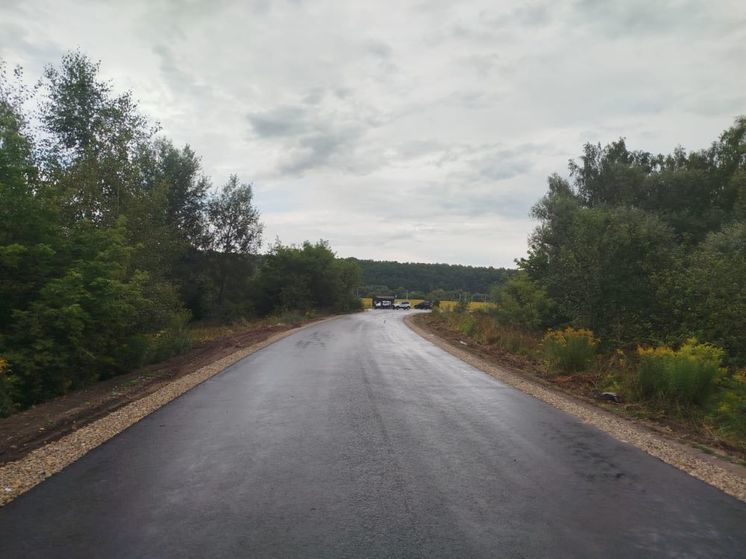 В Орловском МО отремонтировали дорогу из Тайного в Вязки