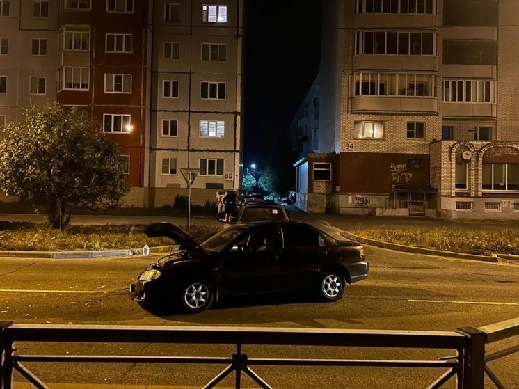 В Северодвинских дворах произошло ДТП с пострадавшим