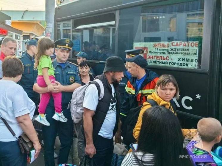В Курской области за неделю в безопасные районы выехали 1,4 тысячи человек