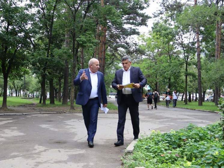 В Хабаровске обновят Амурский бульвар