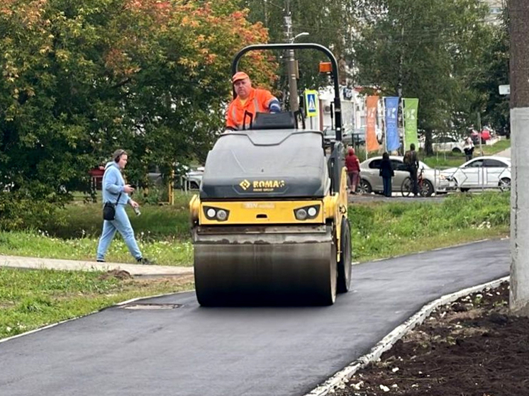 Ремонт кировских тротуаров уходит в октябрь