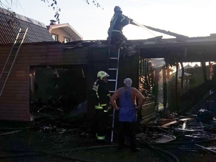 5-летний ребенок помог потушить пожар в Подмосковье