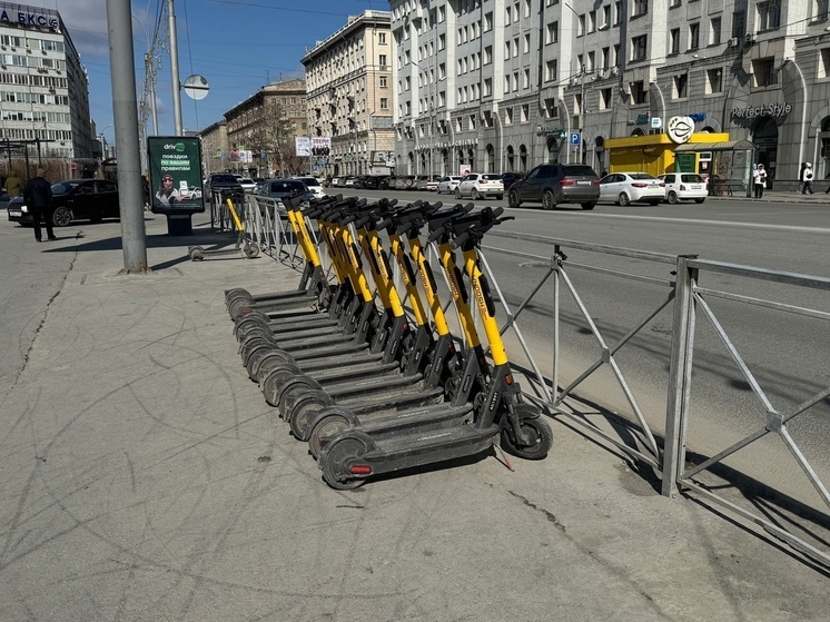 В Новосибирске назвали примерную дату завершения сезона электросамокатов