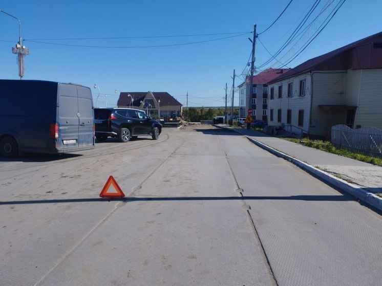 Пешеход попал под машину в Мужах