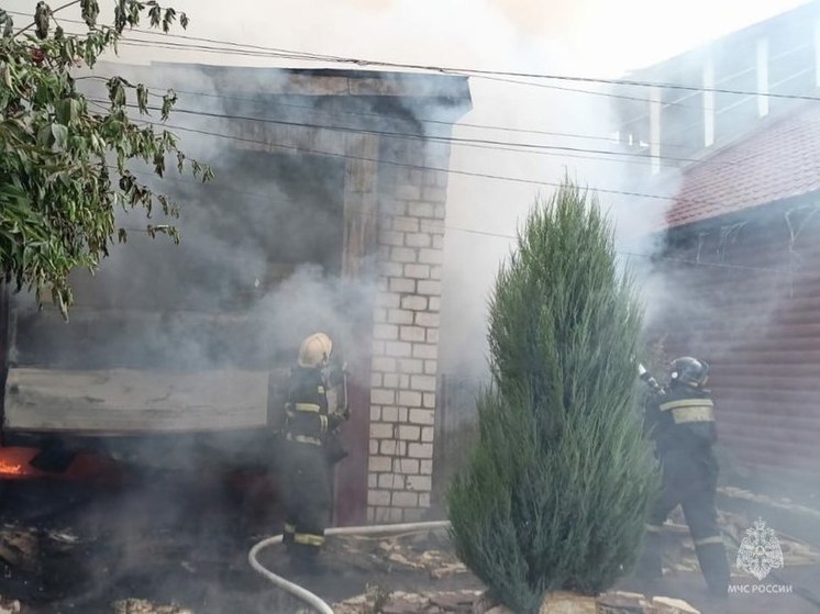 В центре Барнаула произошел пожар