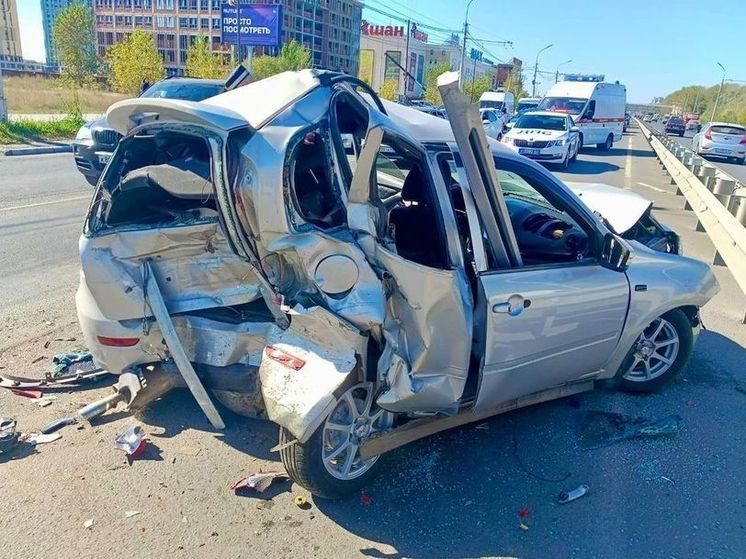 Арестован водитель, устроивший массовое ДТП на Московском шоссе в Рязани