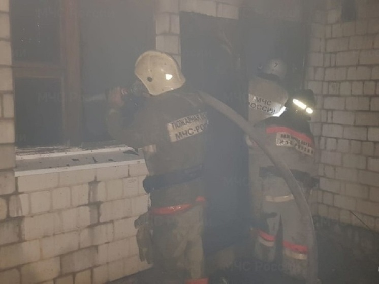 Печь стала причиной пожара в Железнодорожном районе Орла