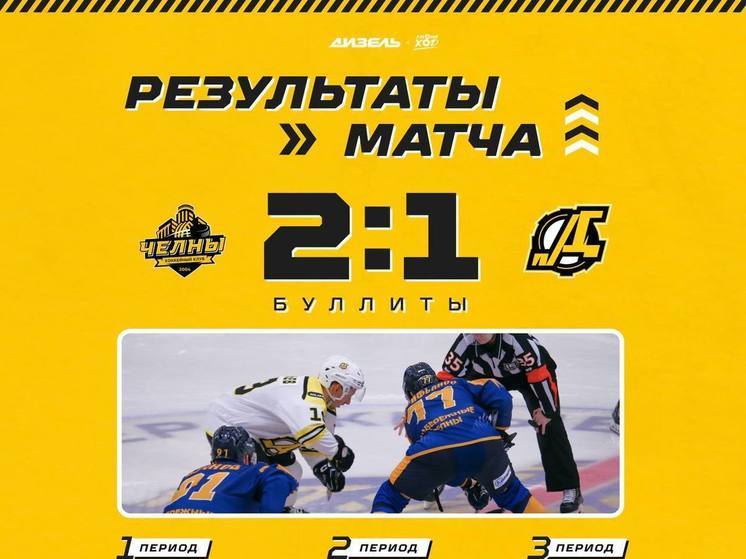 Пензенский «Дизель» проиграл «Челнам»