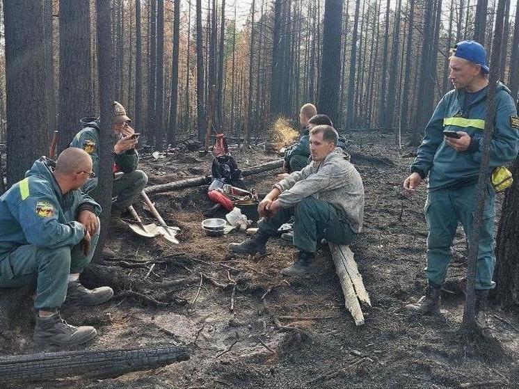 Команда пожарных десантников «Лесов Хакасии» вернулась из Тывы